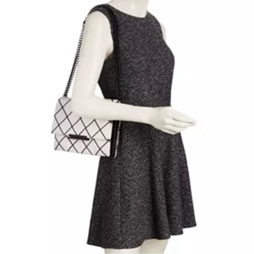 KATE SPADE NEW YORK Emerson Place Purse Overlay Lenia Black White Crossbody - Picture 16 of 16